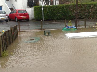 Floods in Ambleside by Shelley Carnell.
