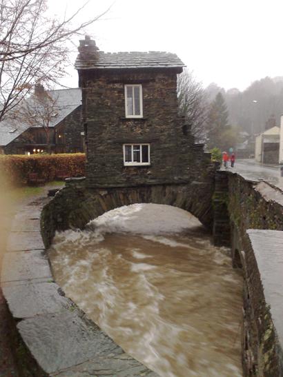 Floods in Ambleside by Shelley Carnell.
