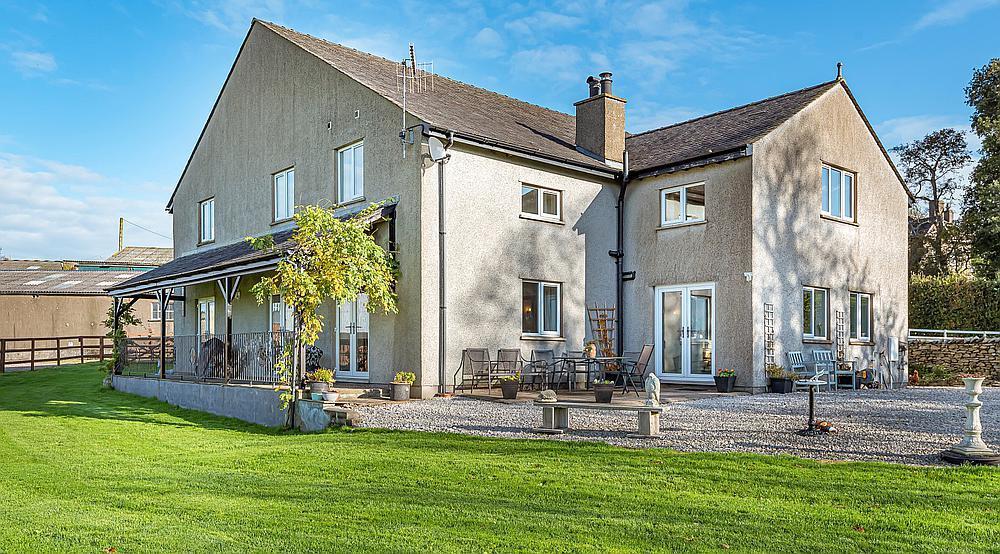 Inside home and riding centre on the market for £1.25m 