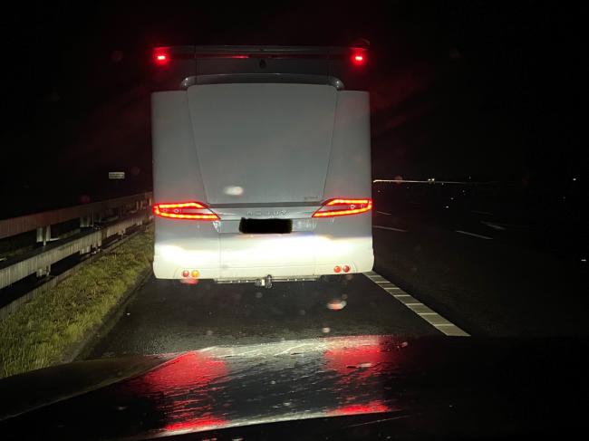 RECOVERED: A stolen campervan was caught on the M6