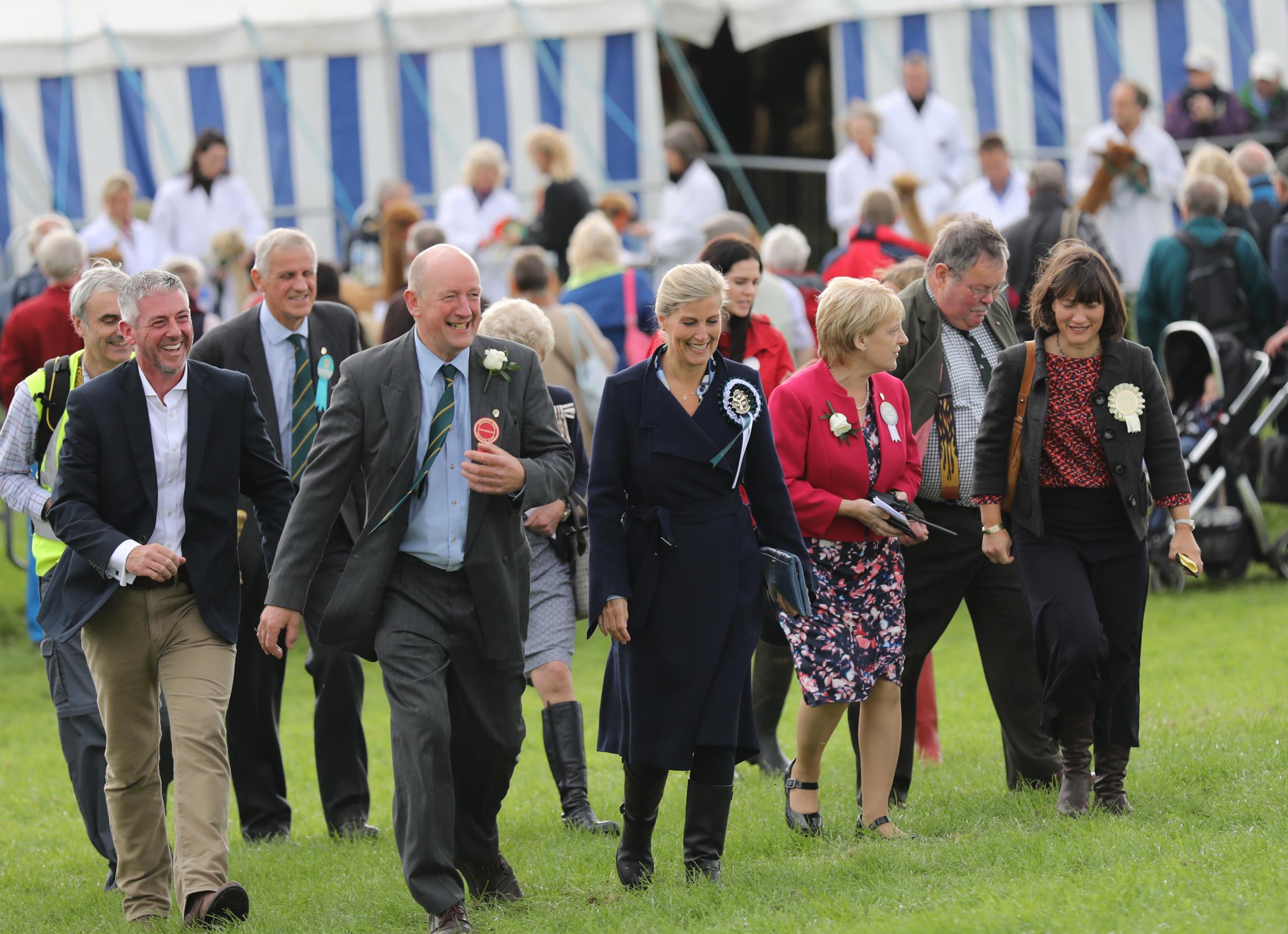 HRH The Countess of Wessex tours Westmorland County Show