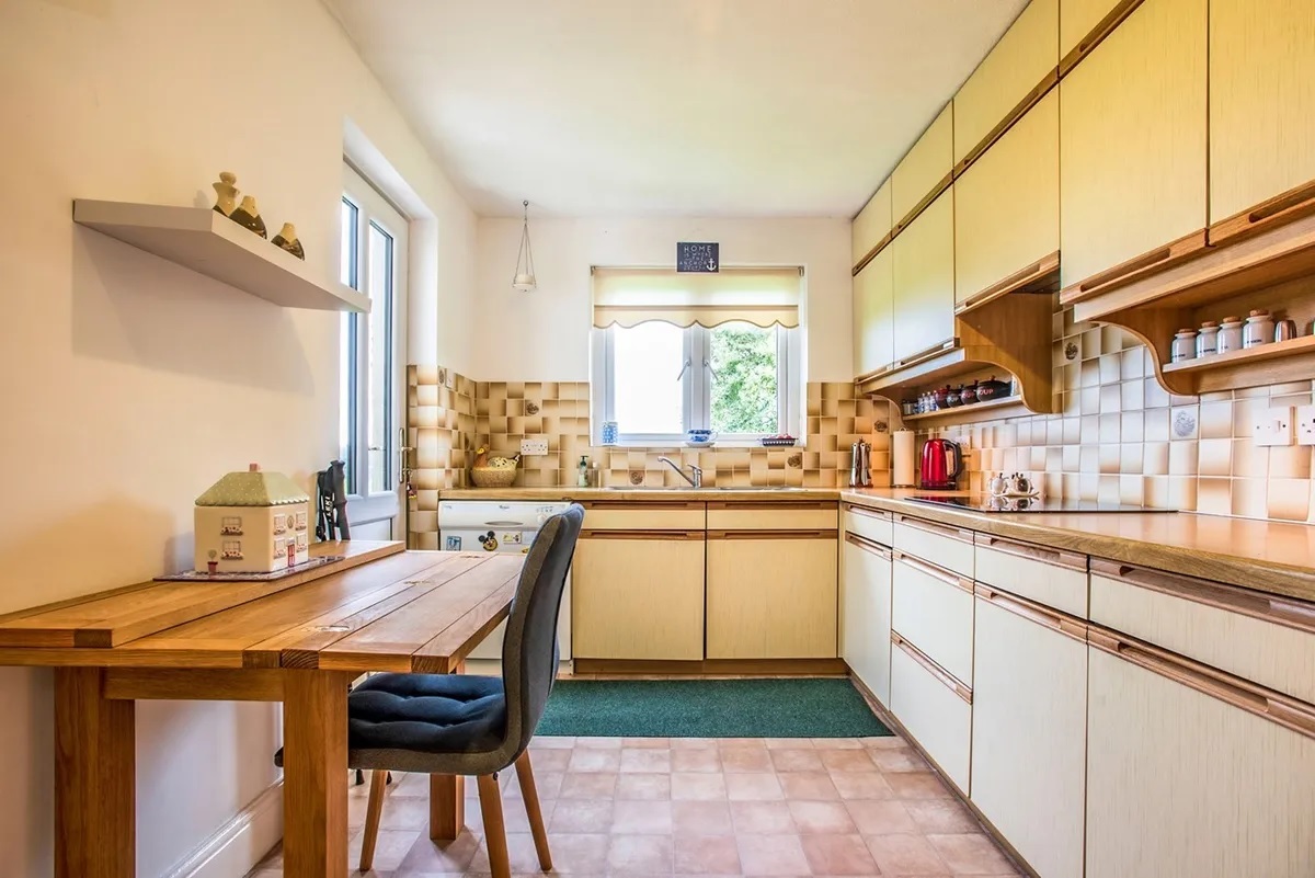 BRIGHT: The kitchen. Picture: Zoopla