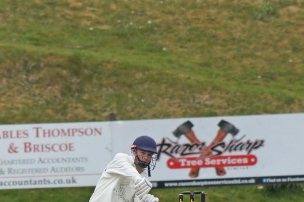 BATTING: Finlay Richardson posted an undefeated 34 at Garstang.
