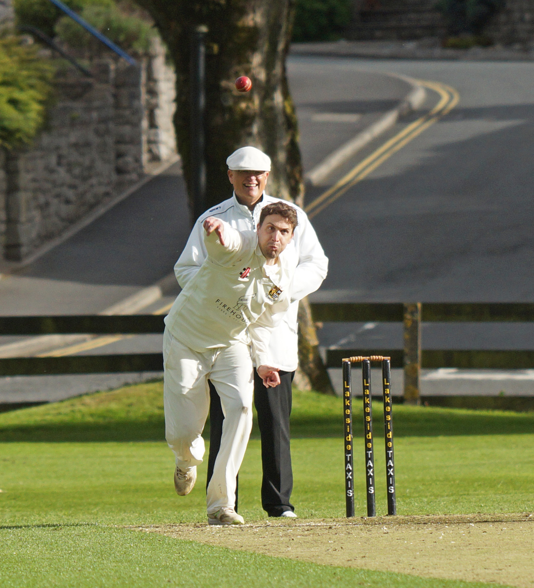 BOWLING: Ritchie Forsyth bowling (Report and photographs by Richard Edmondson)