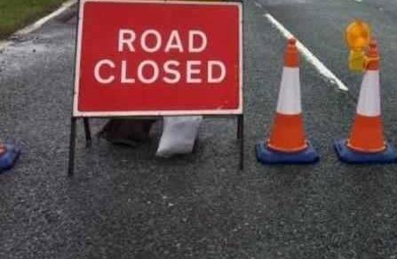 Disruption due to road closure after burst main