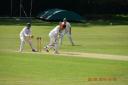 Colin Twiname batting for Shireshead 2nds v Westgate 2nds