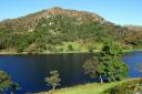 Look across Rydal Water for an impressive view of Nab Scar