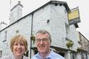 Iain and Jenny Black, who run the Sun Inn, in Kirkby Lonsdale