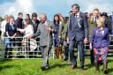 ROYALTY: Christine Knipe at the county show in 2017 with Prince Charles and then President John Geldard