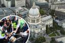 PROTEST: Climate activists stage protest at St Pauls as part of London 'Impossible' rebellion protest