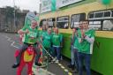 SUPPORT: Paul Turnbull at the Great North Run with the Macmillan team