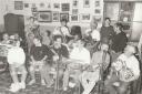 BAND: Flookburgh Band players gather for another rehearsal to polish up their programme for the National Brass Band Championship finals in 1991