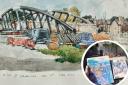 Kendal artist captures construction of the new bridge