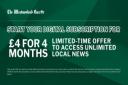 Westmorland Gazette readers can subscribe for just £4 for four months in this sale