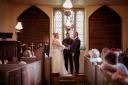 Letitia and Martin's wedding took place at Waberthwaite church in Millom.