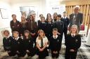 The pupils who took part in the 'Youth Speaks' Competition