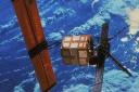 The ERS-2 satellite hurtling towards Earth after nearly 30 years in orbit (Esa/PA)