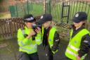 The South Lakes NPT took their 'mini' officers on the streets on Monday