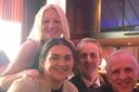 Newsquest Cumbria Regional Editor Joy Yates , with Bridget Dempsey, Jon Colman and Phil Coleman