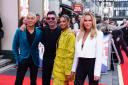 (left to right) Bruno Tonioli, Simon Cowell, Alesha Dixon and Amanda Holden, arrive for Britain’s Got Talent auditions at the London Palladium, Soho, in London (Ian West/PA)