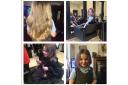 Phoebe Boden donating her locks to charity