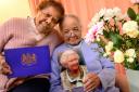 Amy Johnson celebrates her 109th birthday with daughter Doreen Lee..