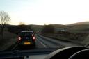 Traffic on the A684 near Junction 37 of the M6 this morning