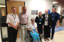 The Kendal Organ Donor Committee: Simon Rigg, Tim Farron, Shirley Rigby, Rachael Hogg, Kevin McVeigh and Barry Rigg