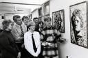 Queen Katherine School pupils' art show in 1994