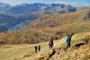 Ascent of Red Screes