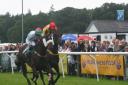 Pete, ridden by Lucy Alexander, just pips Jason Maguire aboard Red Kingdom to victory