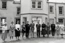 Staff at Holme Park Preparatory School,  in 1991
