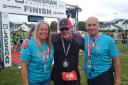 Carl has successfully completed the Lakesman Triathlon a year after his accident