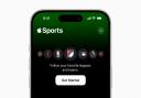 The new app can be tailored to a user’s favourite teams and leagues (Apple)