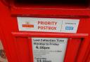 letters sticker on post box