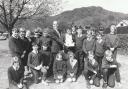 AWARD: Tony Johnstone, manager of the Nat West Bank at Ambleside, with John Ruskin School pupils who won a national award for their talking newspapers in 1989
