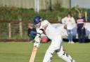Andy Hill batting at Warton
