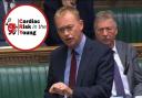 Mr Farron praised the work of charity Cardiac Risk in the Young (inset) and called for more screenings of young people with a family history of heart problems