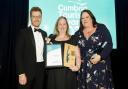 Clare Bateman and Liz Darling Mortimer at the Cumbria Tourism Awards