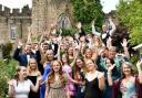 Staff - present and old - celebrate 25 years of service at Augill Castle