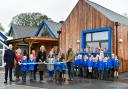 The ribbon cutting was carried out by Jane Farraday, Head Teacher at Levens CE Primary School and Cllr Sue Sanderson, Westmorland and Furness Council’s Cabinet Member for Children’s Services, Education and Skills.