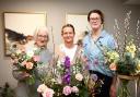 The flower arranging session went down well with the residents