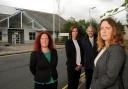 Solicitors Suzie Kavanagh, Jackie Partington, Paul Anthony and Rachel Broughton, near Kendal Magistrates court. (32729819)