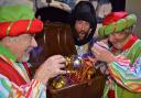 Mustapha Leek, wittily portrayed by Adam Carruthers (centre), was far from ably assisted by Yessah and Nossah, his two bumbling henchmen, played by Ron Milnes and Martin Cash, in Burneside Amateur Theatrical Society's fun-filled pantomime Ali Baba