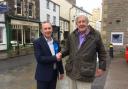 James Airey with former Westmorland and Lonsdale Tory MP Lord Jopling in Sedbergh