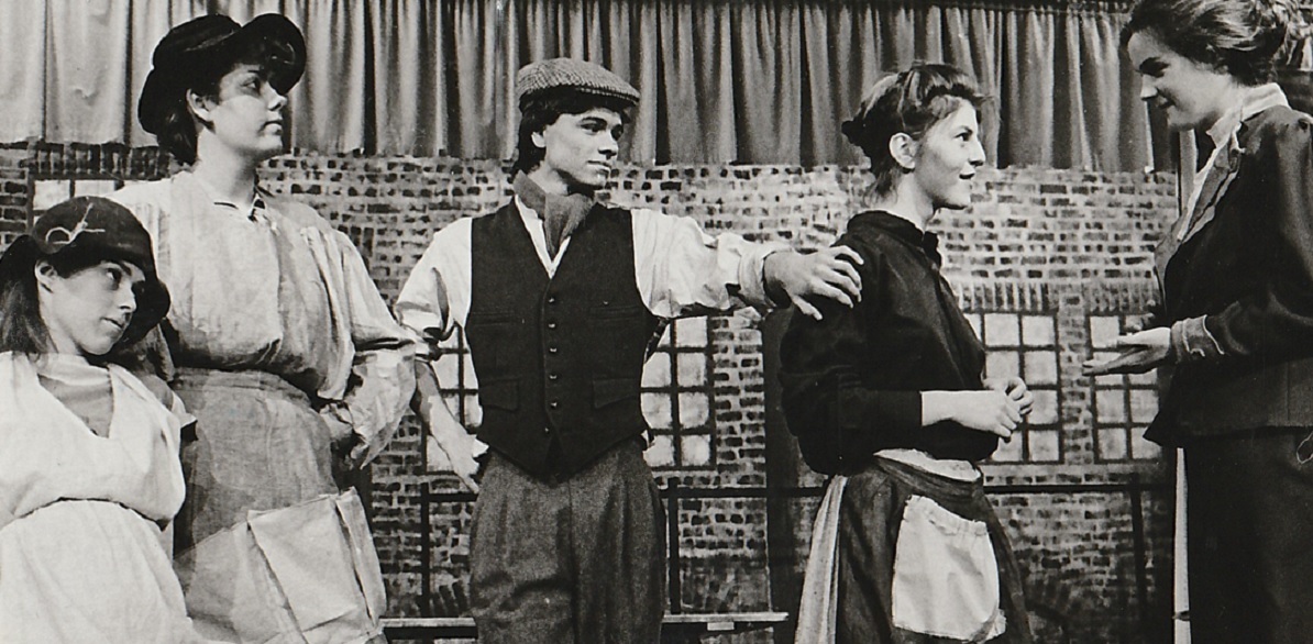 PLAY: A scene from Casterton and Sedbergh joint schools’ production of The Matchgirls in 1987.