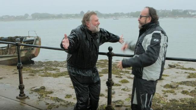 RAINY: Hairy Bikers Dave Myers and Si King