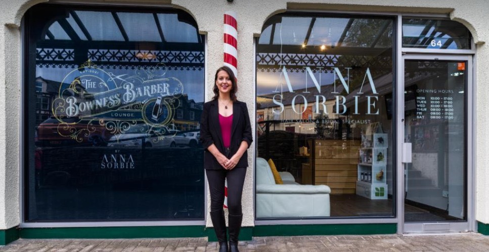 SALON: Anna has opened the new Bowness Barber Salon on Quarry Rigg