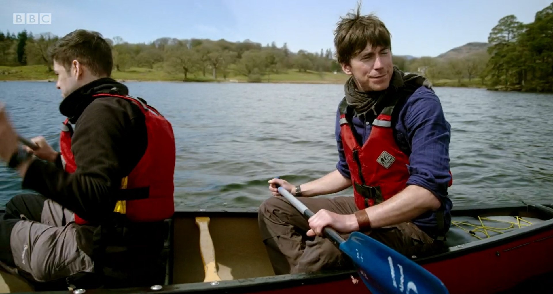 ACTIVITY: Simon Reeve with Barrow youth group on Windermere