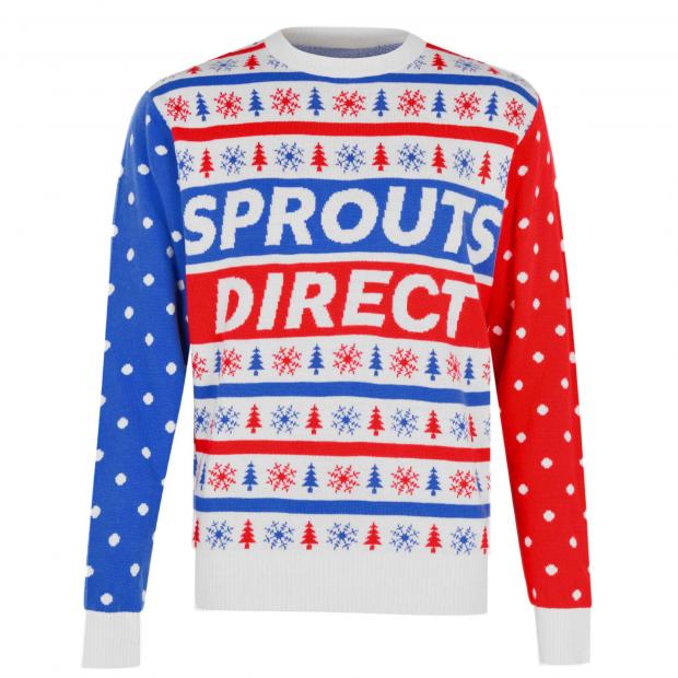 The Westmorland Gazette: Sprouts Direct Christmas jumper (Sports Direct)